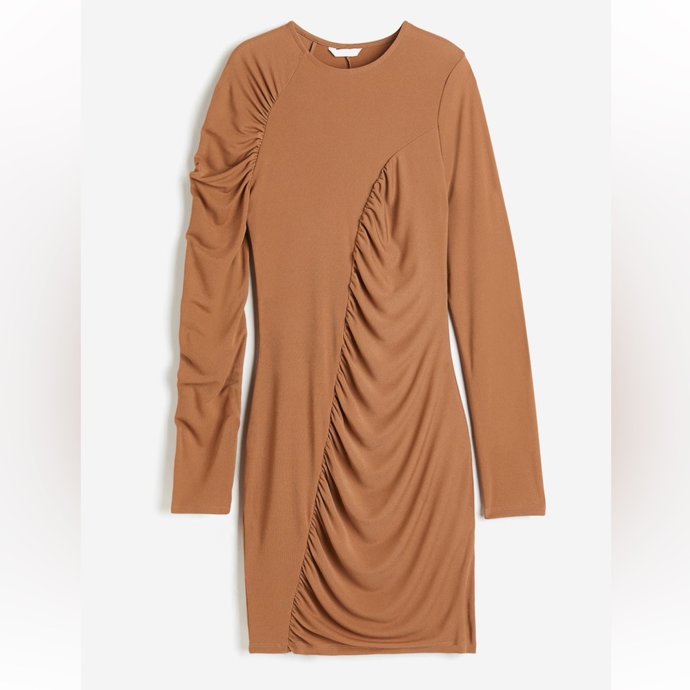 H&M Draped Ruched Dress NWT Size Medium